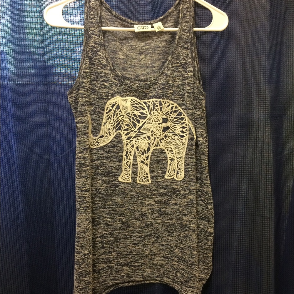Gray tank top
